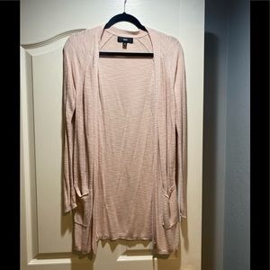 Light pink long sweater size medium